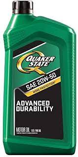 ACEITE MOTOR ¼ 20W50 QUAKER STATE