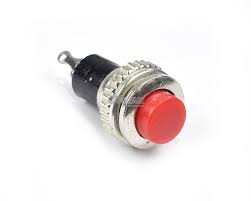 [4001 / AD4001B6 / BOT04] BOTON PITO ROJO REDONDO
